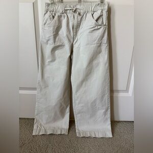 Zara Beige Drawstring Pants